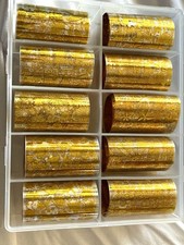 Nail Art Transfer Foil Transfer Nails Wrap DIY Nail Decoration Gold Christmas