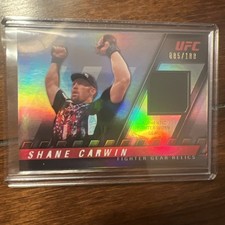 Shane Carwin 2010 Topps UFC Knockout Fighter Worn  Gear Relic /188 SSP FG-SC