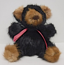1982 Genuine Mink Fur RARE BEAR Teddy Bear 6"H in sitting position from Mervyn's