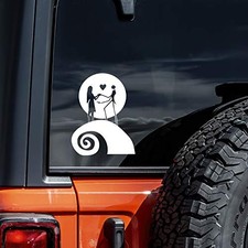 Jack and Sally Nightmare Moon Decal Vinyl Sticker Auto Car Truck Wall Laptop 
