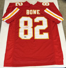 Dwayne Bowe Custom Sewn Signed Autographed Kansas City Chiefs Jersey Beckett BAS