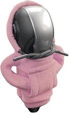 Universal Pink Gear Shift Knob Hoodie Cover For Car Handbrake And Handle Decorat
