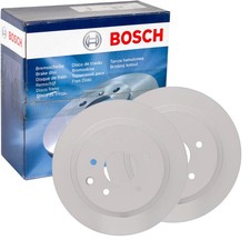 2X BOSCH BREMSSCHEIBEN 291,5mm VOLL HINTEN PASSEND FÜR NISSAN BLUEBIRD EVALIA
