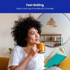 Chefman Rapid Boil Electric Tea Kettle, 1.2L, Stainless Steel, LED Indicator