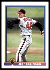 Jeff Robinson 1991 Bowman #193 Angels MLB READ FREE SHIPPING AutographDen
