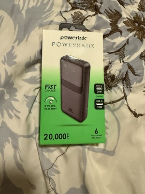 #ad Liquipel Powertek 20000mAh Portable Charger PD Power Bank with USB C–Black $19.44