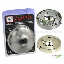 LIGHT KIT CEILING ROSE LIGHT FITTING DIY INSTALLATION PENDANT FIXING KIT CHOICE