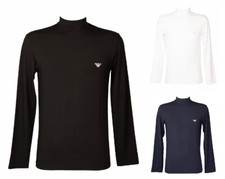 Lupetto uomo EMPORIO ARMANI maglia manica lunga mezzo collo sottogiacca soft mod