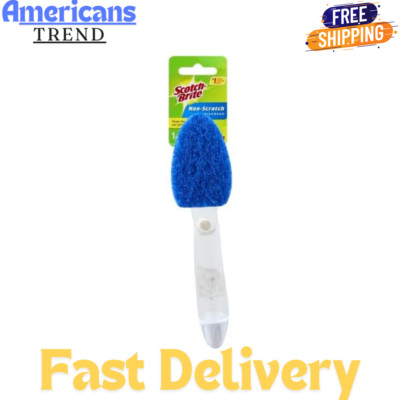 Scotch-Brite Non-Scratch Dishwand, Scrubber for Cleaning Kitchen, Bathroom, 1 ct