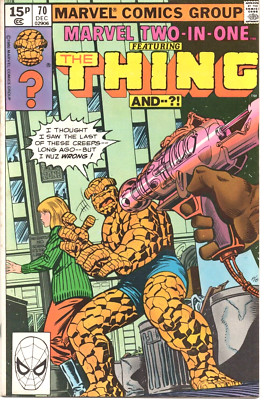 Marvel Two-in-One # 70 The Thing and ? Dec 1980 Bagged & Boarded Fn Condition