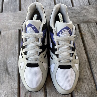 Nike Air Structure Triax 91 Grey Fog Lapis Black White Men's Sz