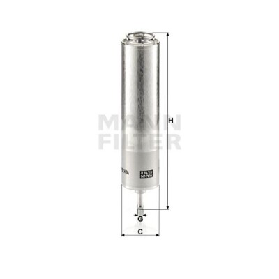 Kraftstofffilter MANN-FILTER WK 5001 für BMW