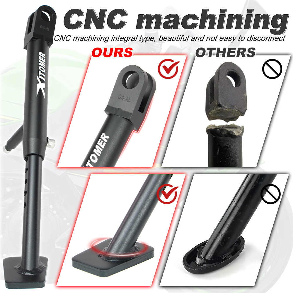 Adjustable Sidestand Fixation Support Bracket Fit For Kawasaki