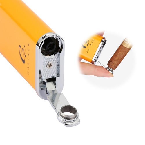 Galiner Refillable Cigar Lighter 1 Torch Jet Flame Punch Cigarette Lighter Gift - Picture 6 of 15