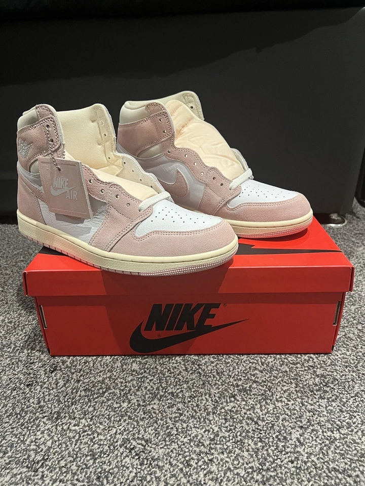 Air Jordan 1 Retro OG High Washed Pink W UK8 BNIB - Image 4 of 4