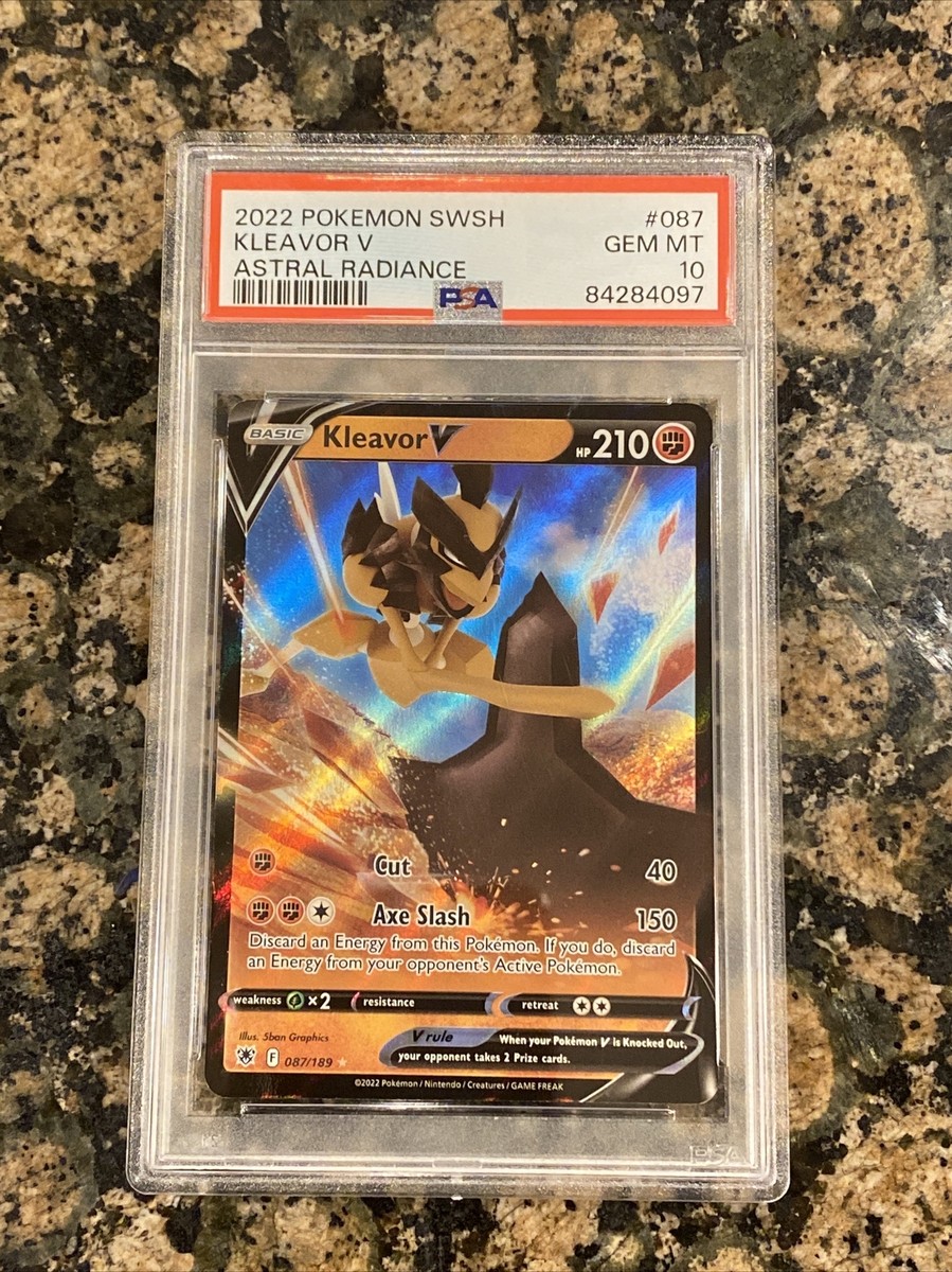 2022 Pokémon SWSH #087 Kleavor V Astral Radiance PSA 10 | eBay
