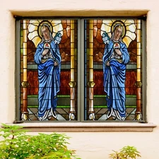 3D Flower Branch O661 Window Film Print Sticker Cling Stained Glass UV Block Am