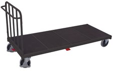 Schwerlastwagen 2175x900x1105 mm Traglast 500 Kg mit 1 Stirnwand anthrazit