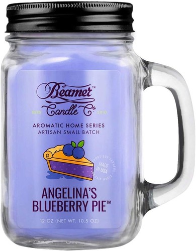 Beamer Candle Co 12 oz. Mason Jar Candle Glass Made In USA 90 Hours CHOOSE SCENT - Picture 13 of 22
