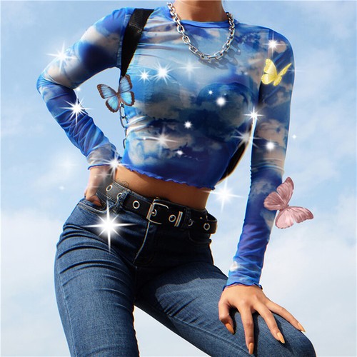Sky Cloud Printed T Shirts 8C | eBay