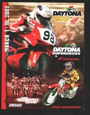Sports Pub: Daytona Int'l Speedway AMA 200 Motorcycle Race Program 3/10/2007-...