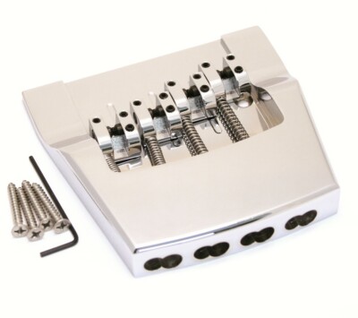 Hipshot Nickel/Aluminum Bass Bridge for Rickenbacker/Ric  4001/4003 5RK400AN