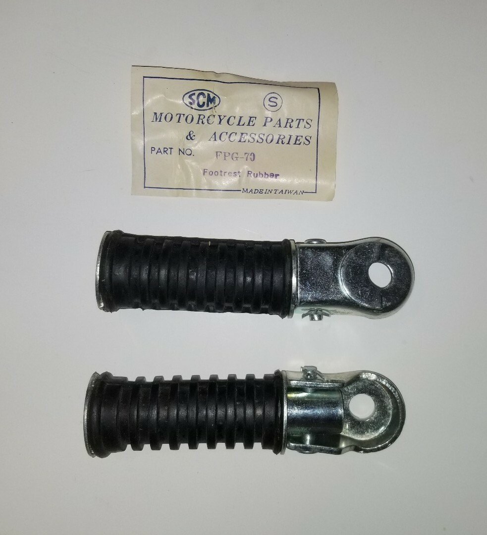 SCM Rubber Footrest NOS; FPG-70 | eBay