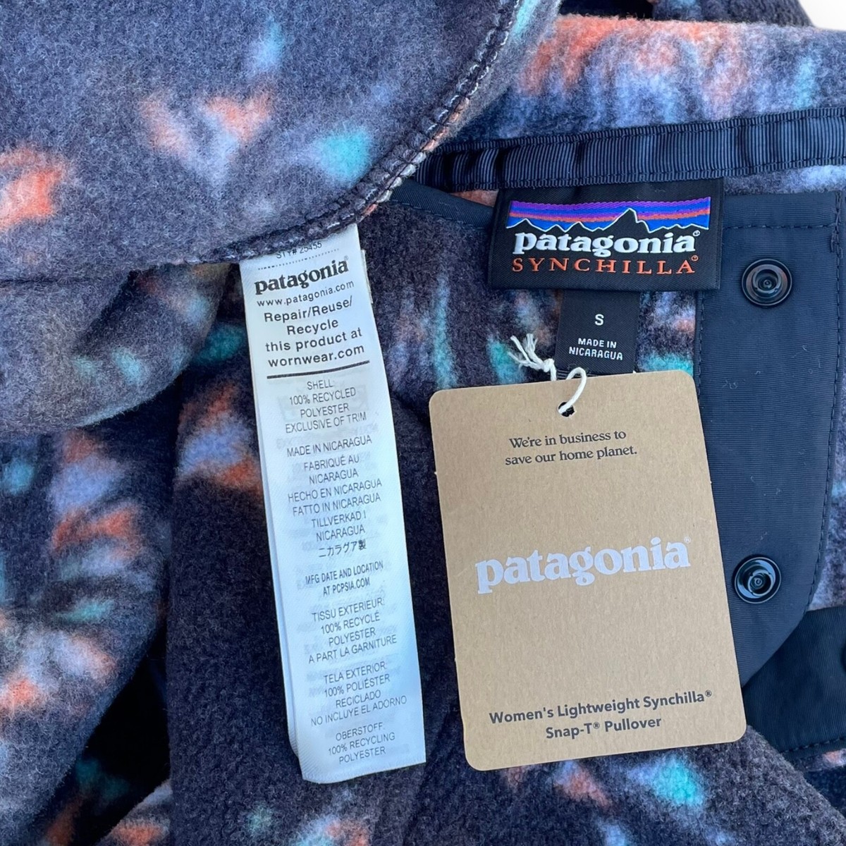 Patagonia Women's Small Lightweight Synchilla Snap-T Fleece