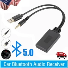 Universal Wireless Bluetooth AUX Audio Receiver Adapter Car Interior Accessories