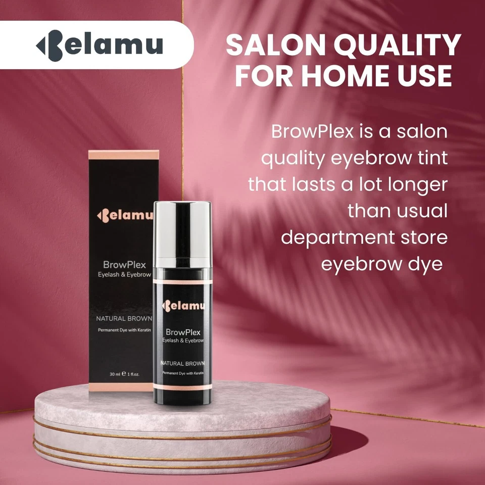 Eyebrow and Eyelash Tint With Oxidant BrowPlex 2 in 1 Natural Brown, Black 30 ml - Image 2 of 4