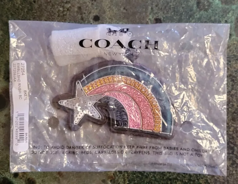 Coach bag store charms ebay