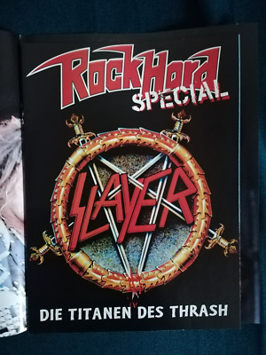 SLAYER - Die Titanen des Thrash - Rock Hard Special Heft 08/2007 + Doppelposter