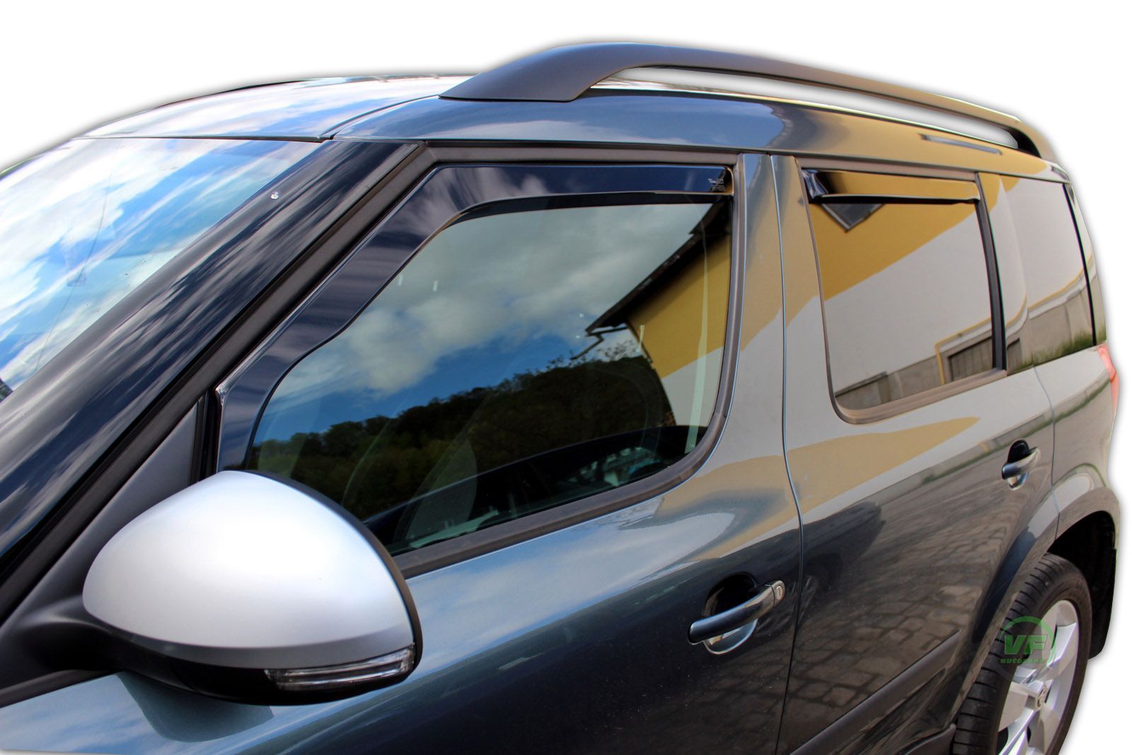 HEKO TINTED WIND DEFLECTORS for SKODA YETI 20092017 4pc 5905784872032