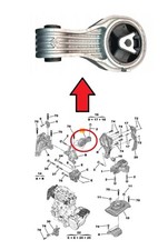 PEUGEOT 308 508 5008 EXPERT 2016- TOP RIGHT RH ENGINE MOUNT MOUNTING 9817223080