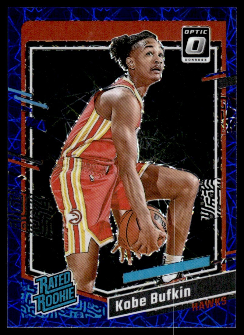 2023-24 Donruss Optic Blue Velocity Kobe Bufkin Rookie Atlanta Hawks #220