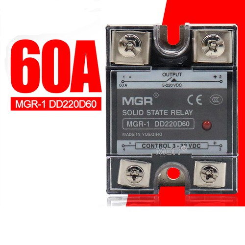 Solid State Relay Module SSR 10-100 amp DC-DC 3-32V DC to 5-220V DC Heat Sink - Picture 8 of 14