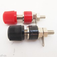 4pairs Copper Audio Speaker Terminal Socket Binding Post For 4mm Banana Plug