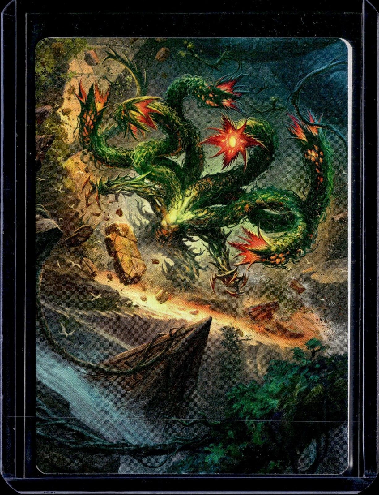 Mossborn Hydra - 42 - Art Card - FDN - NM - MTG Magic the Gathering