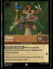 2023 Disney Lorcana The First Chapter Cold Foil Timon 24/204