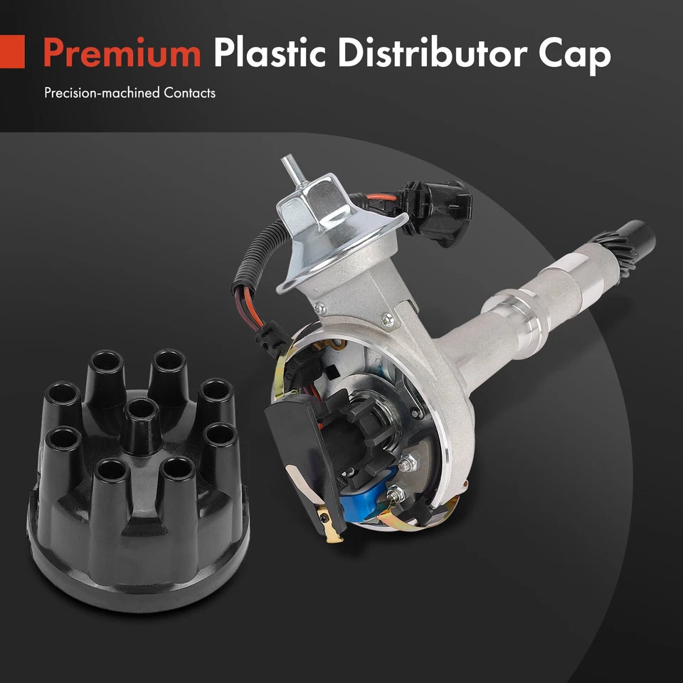 Distribuidor de encendido con tapa y rotor para Jeep Cherokee Wagoneer CJ5 J10 AMC Spirit Foto 4 de 4