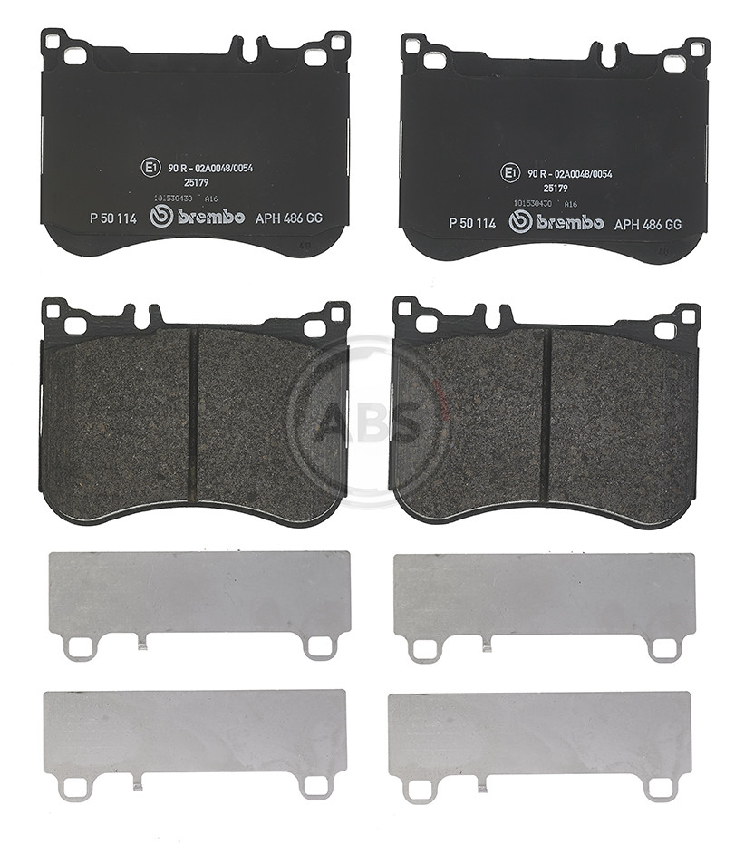 Front Brake Pads Set - BREMBO P50114 for Mercedes CLS- (W257)/E- (W213)/E- (W238