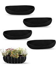 4 Pack Planter Basket Liners, Trough Window Box Liners.