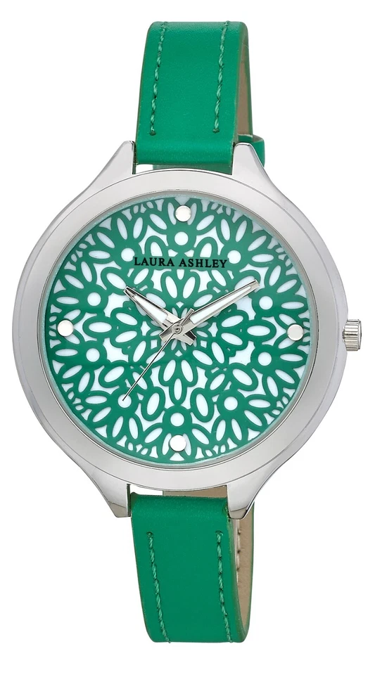 Reloj para mujer Laura Ashley 42 mm banda delgada esfera patrón geográfico (LA31023) Foto 4 de 4