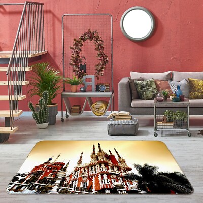 3D European Architecture ZHUA826 Game Non Slip Rug Mat Photo Carpet Amy
