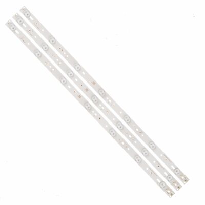 3 PCS LED strips for 32PHT4319 32PHS5301 LBM320P0701-FC-2 32PFK4309-TPV-TPT315B5