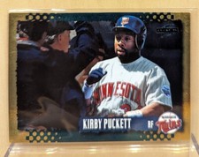 1995 Score GOLD RUSH #237 Kirby Puckett Twins HOF RARE FOIL PARALLEL