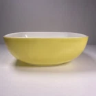 Pyrex 525B-025 2.5 Qt Yellow Square Oven Casserole Bowl Vtg USA