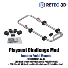 Playseat Challenge Mod - Fanatec Pedal Mounts Clubsport / CSL / CSL Elite