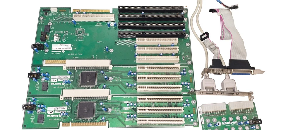 Kontron PCI-749-VE2-03 Pentium 4 SBC w/ Backplane, I/O Cards, Cables - Image 4 of 4