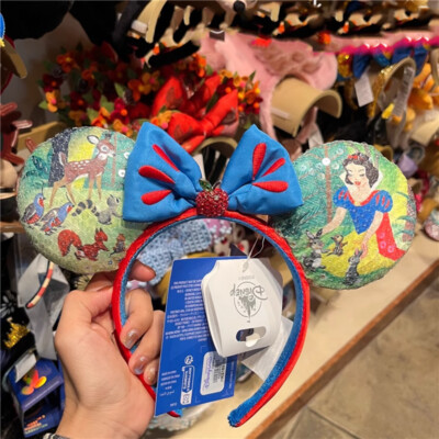 Disney Parks 100 Years Decades 2 of 10 Snow White Minnie  Ears Headband NWT